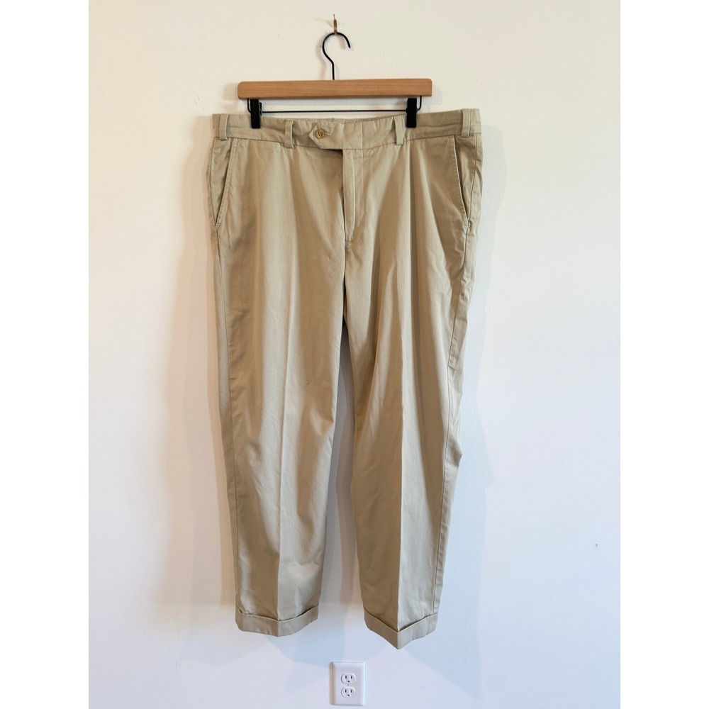 Bills Khakis M2 Classic Fit Tan Cotton Twill Pants Mens 37X29 Cuffed Made in USA